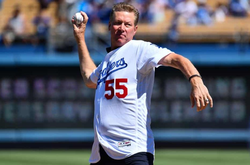 Former baseball player Orel Hershiser and Dana Deaver attend Los